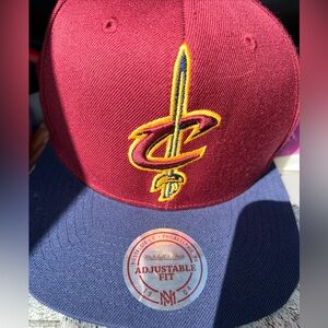 Cleveland Cavaliers Baseball Cap Hat Mitchell & Ness Adjustable Back NEW
